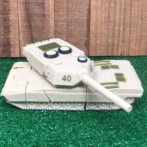 Vintage Transforming Military Tank Robot Plastic Toy Action Figure by DecoPac